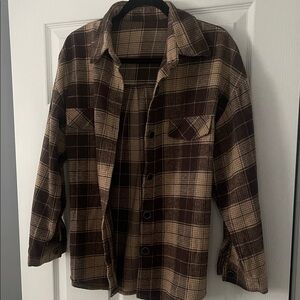 Brown Plaid Flannel